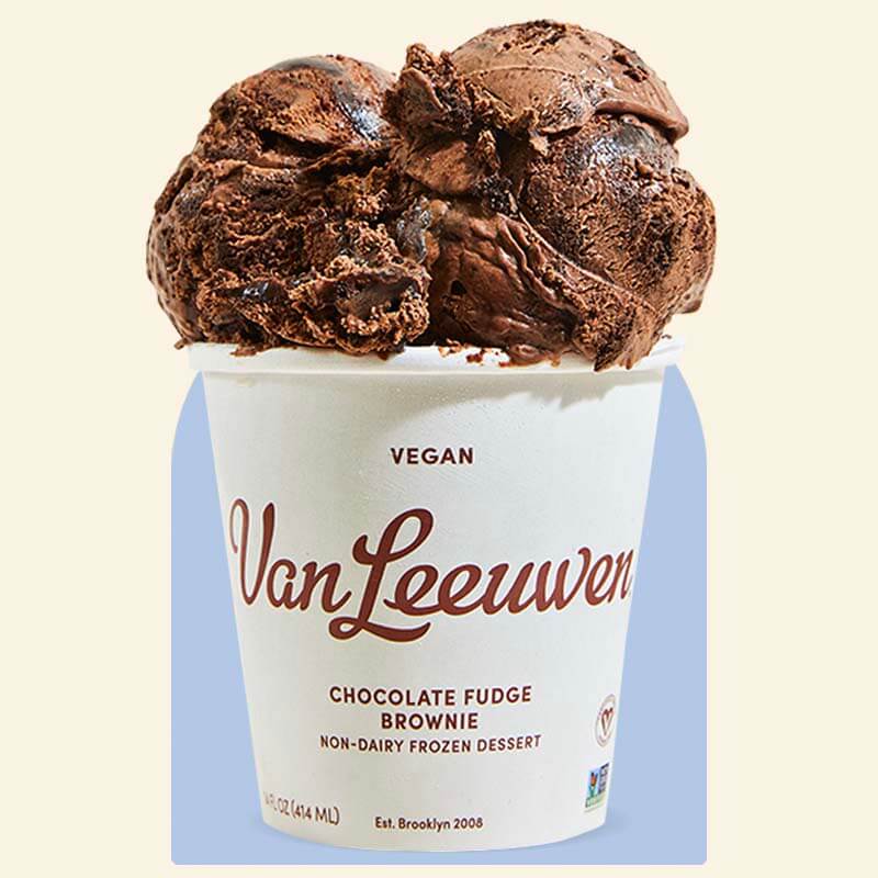Zoomed image of Vegan Chocolate Fudge Brownie