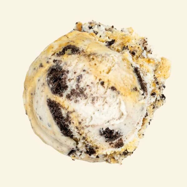 Vegan Cookies & Cream Caramel Swirl Image 2. 