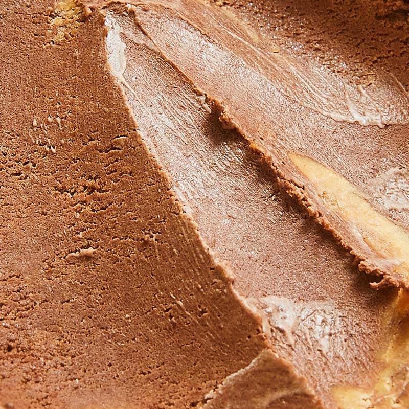 Vegan Dark Chocolate Peanut Butter Swirl Image 1. 