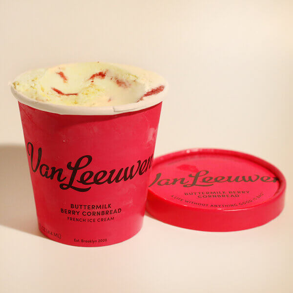 .com: Van Leeuwen ( Fresh) Van Leeuwen Ultra Premium Ice Cream, Classic Raspberry Cheesecake bar