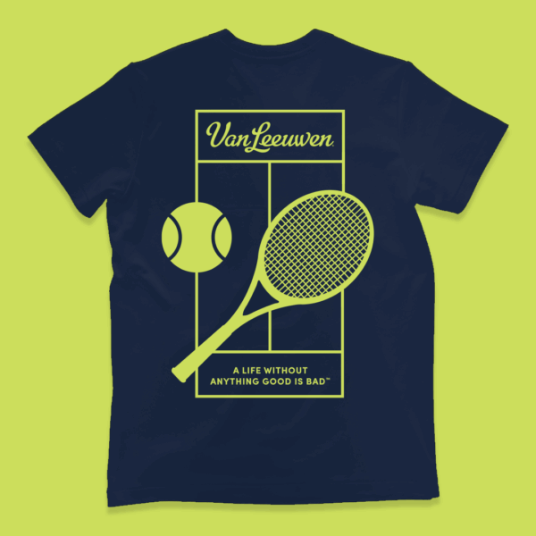 VL x 2025 Tennis Tee Image 2. 